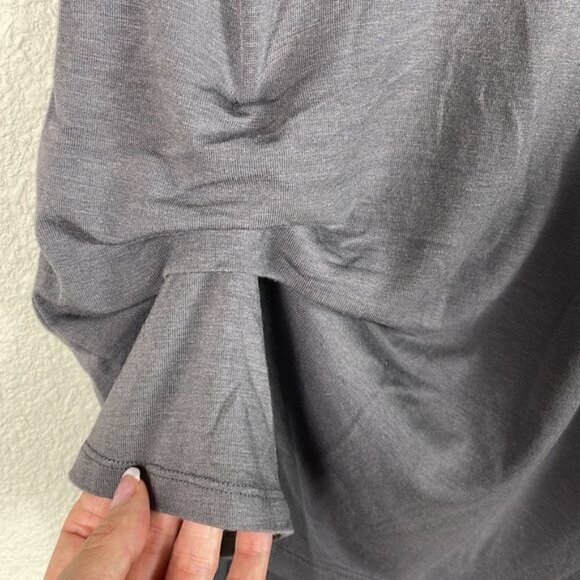 Athleta Threadlight Twist Tank Top Athleisure Work Out Gray Modal Sz XXS - Picture 6 of 10